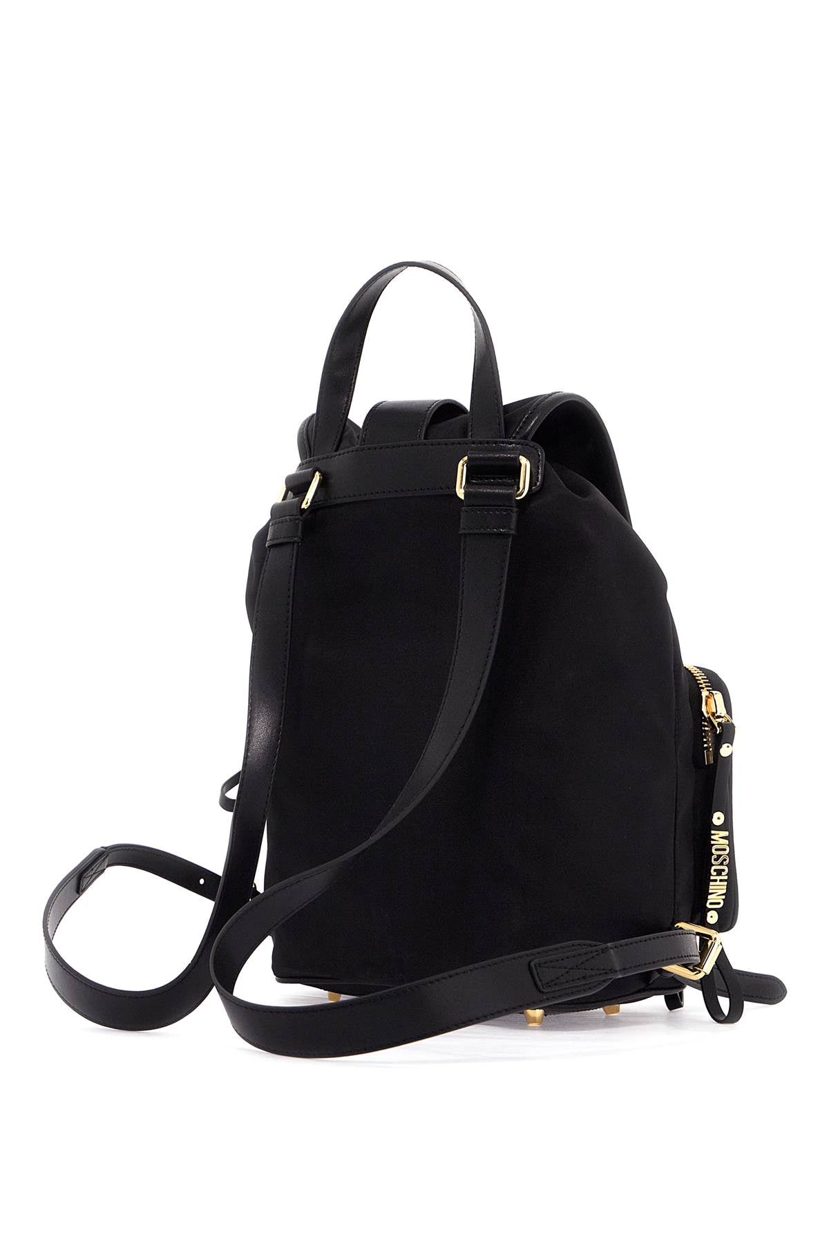 Moschino "backpack With Metal Lettering   Black