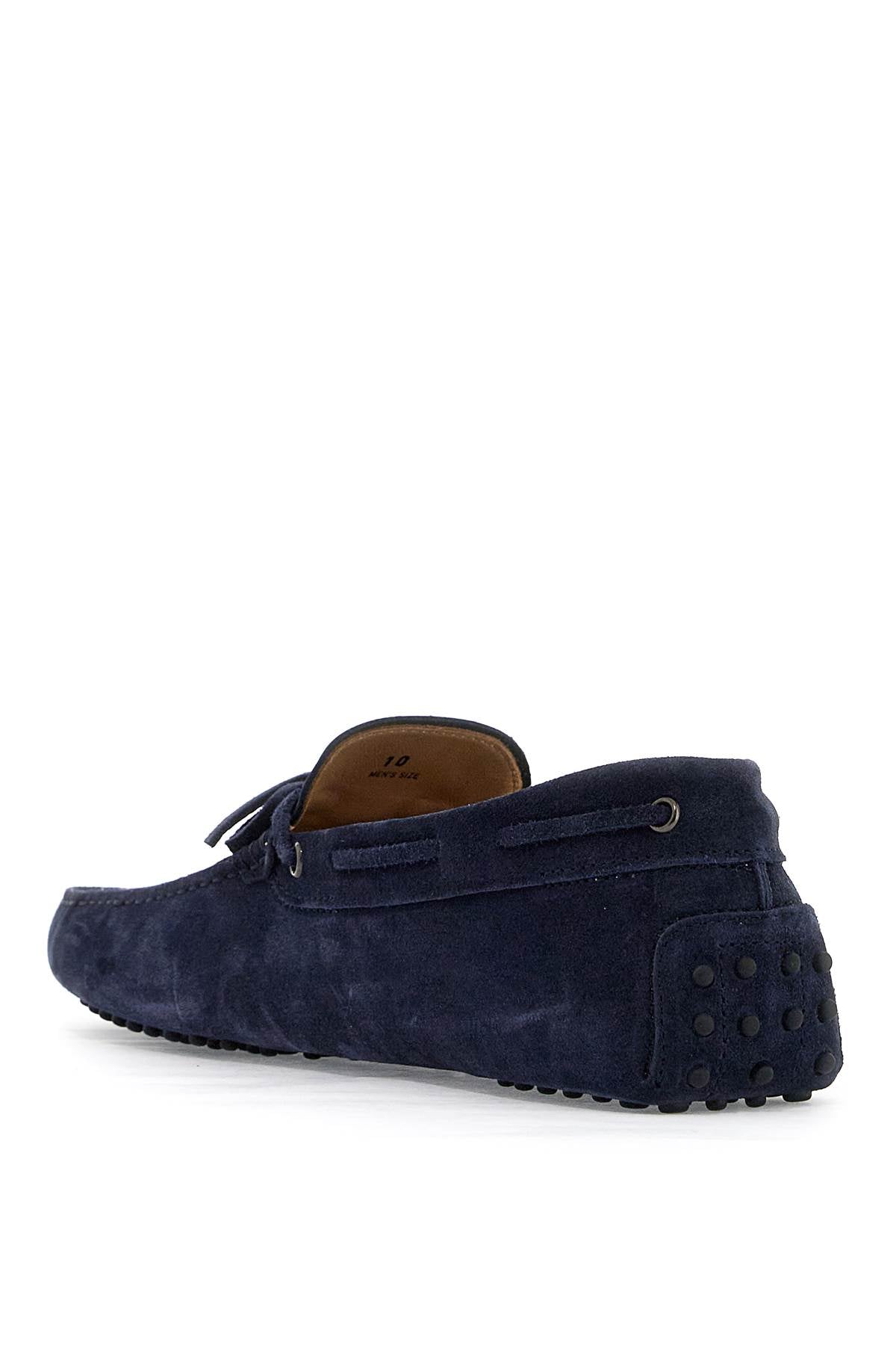 Tod's Gommino Loafers With Laces   Blue