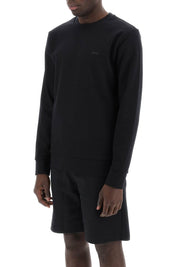 Boss French Terry Crewneck Sweatshirt   Black