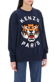 Kenzo 'Lucky Tiger' Oversized Sweatshirt   Blue