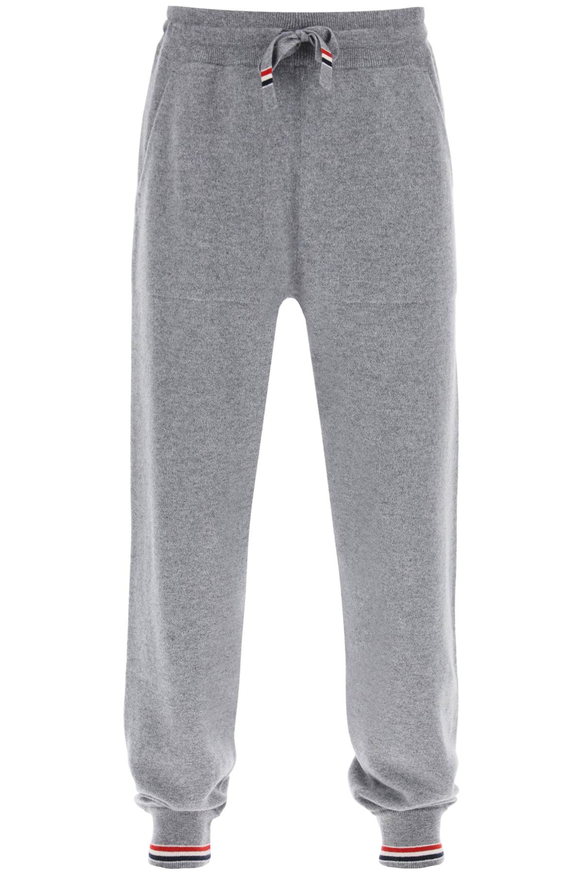 Thom Browne Cashmere Drawstring Pants   Grey