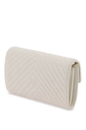 Pinko Love Bag One Wallet Chevron Mini Bag   White