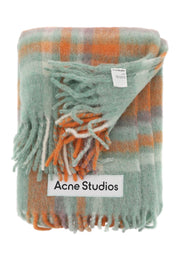 Acne Studios Wool & Mohair Extra Large Scarf   Orange