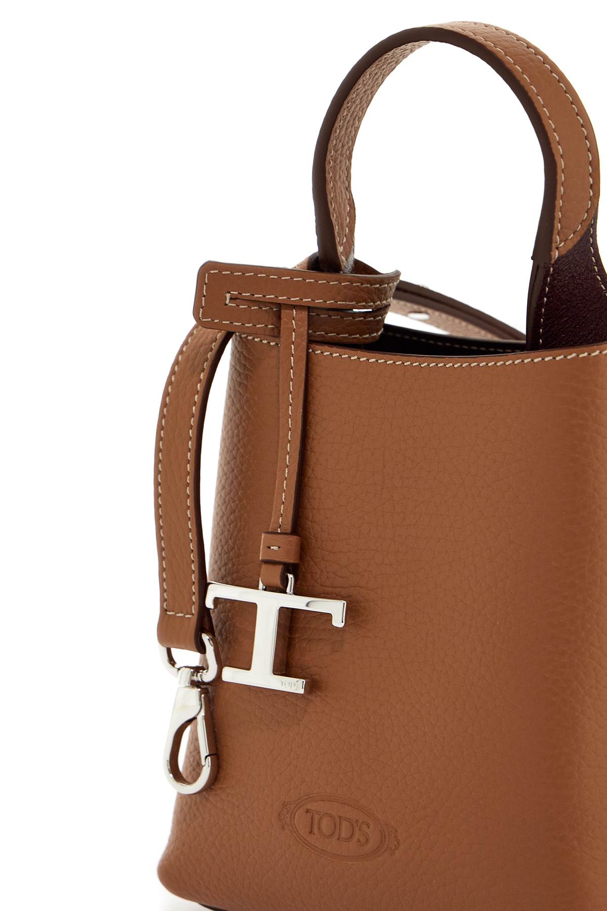 Tod's Mini Leather Handbag   Brown