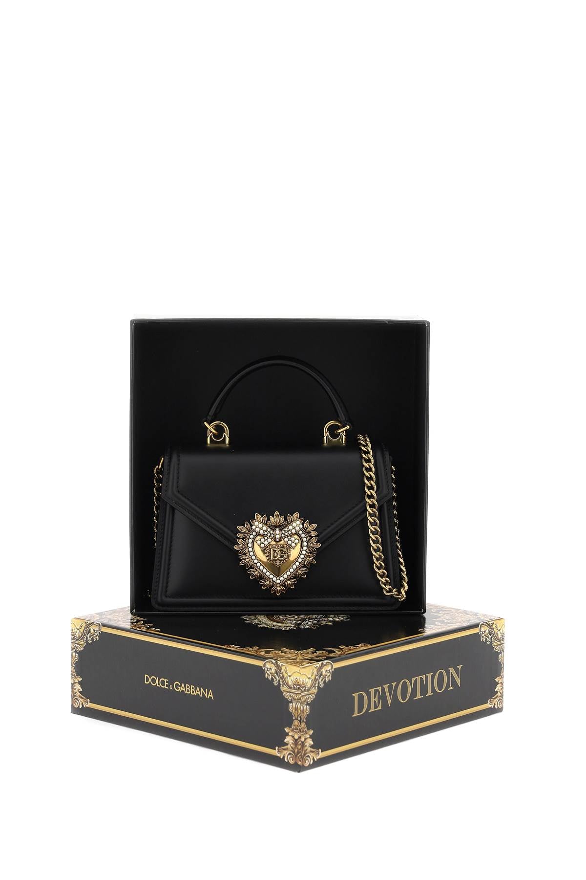 Dolce & Gabbana Small Devotion Bag   Black