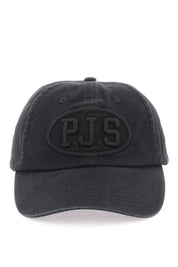 Parajumpers Baseball Cap With Embroidery   Black