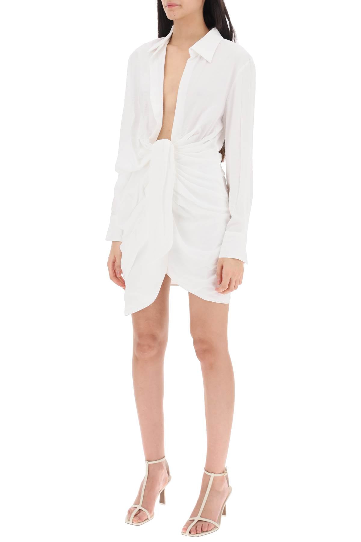 Jacquemus La Robe Bahia Mini Dress   White