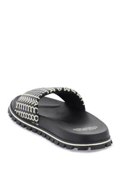 Marc Jacobs The Monogram Slide   Black