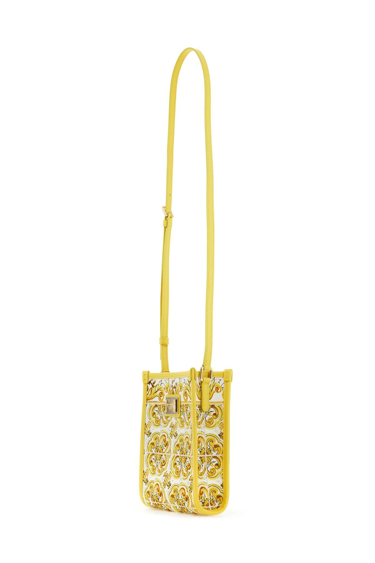 Dolce & Gabbana "mini Maiolica Shoulder Bag   Yellow