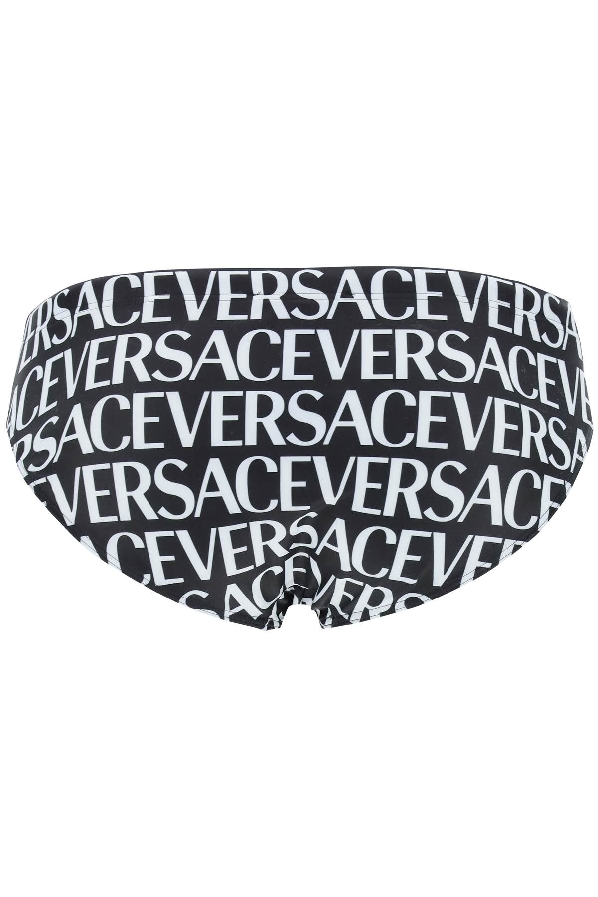 Versace Allover Swim Briefs   White