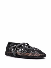 Alaia Flat Shoes Black