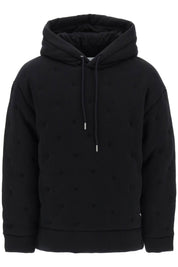 Closed Padded Hoodie   Black