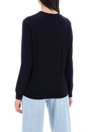 A.P.C. Wool Crewneck Pullover   Blue