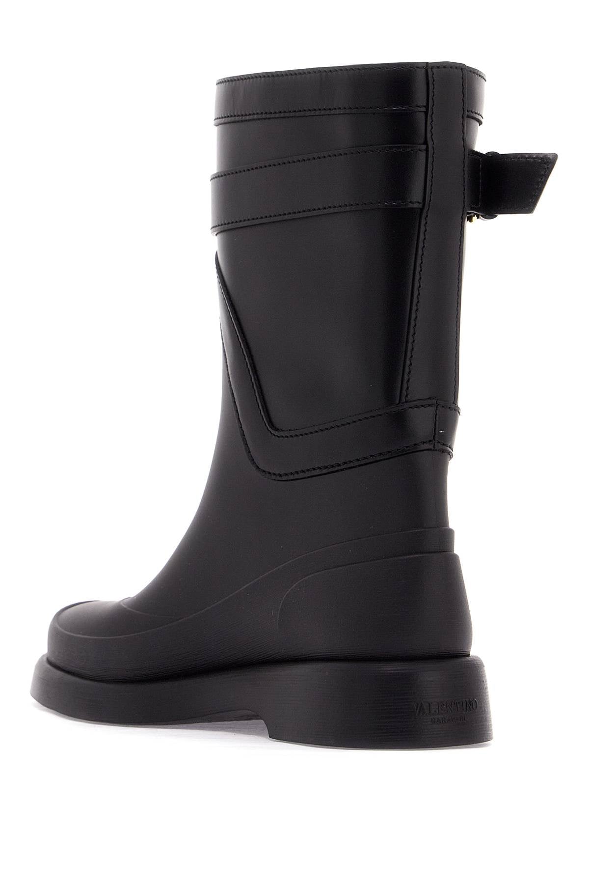 Valentino Garavani Rain Boots With Vlogo*** The Bold Edition   Black