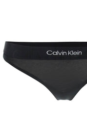 Calvin Klein Underwear Embossed Icon Thong   Black