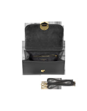 Le Parmentier Bombo Vintage Glam Top-Handle Satchel in Matte Leather