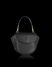 Astorya Winged Italian Leather Shoulder Bag by Le Parmentier
