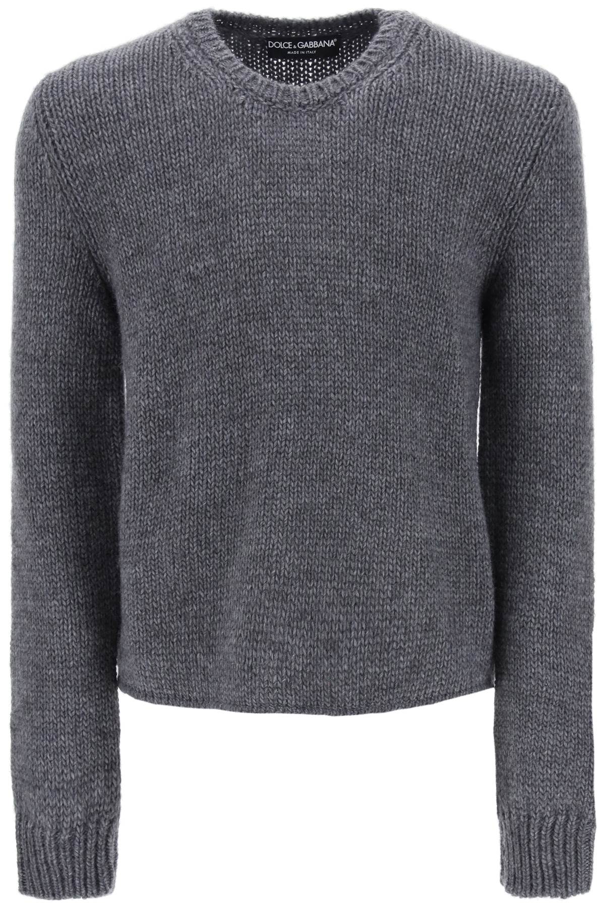 Dolce & Gabbana Wool And Alpaca Sweater   Grey