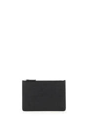 Maison Margiela Grained Leather Small Pouch   Black