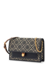 Tory Burch Mini T Monogram Bag   Blue