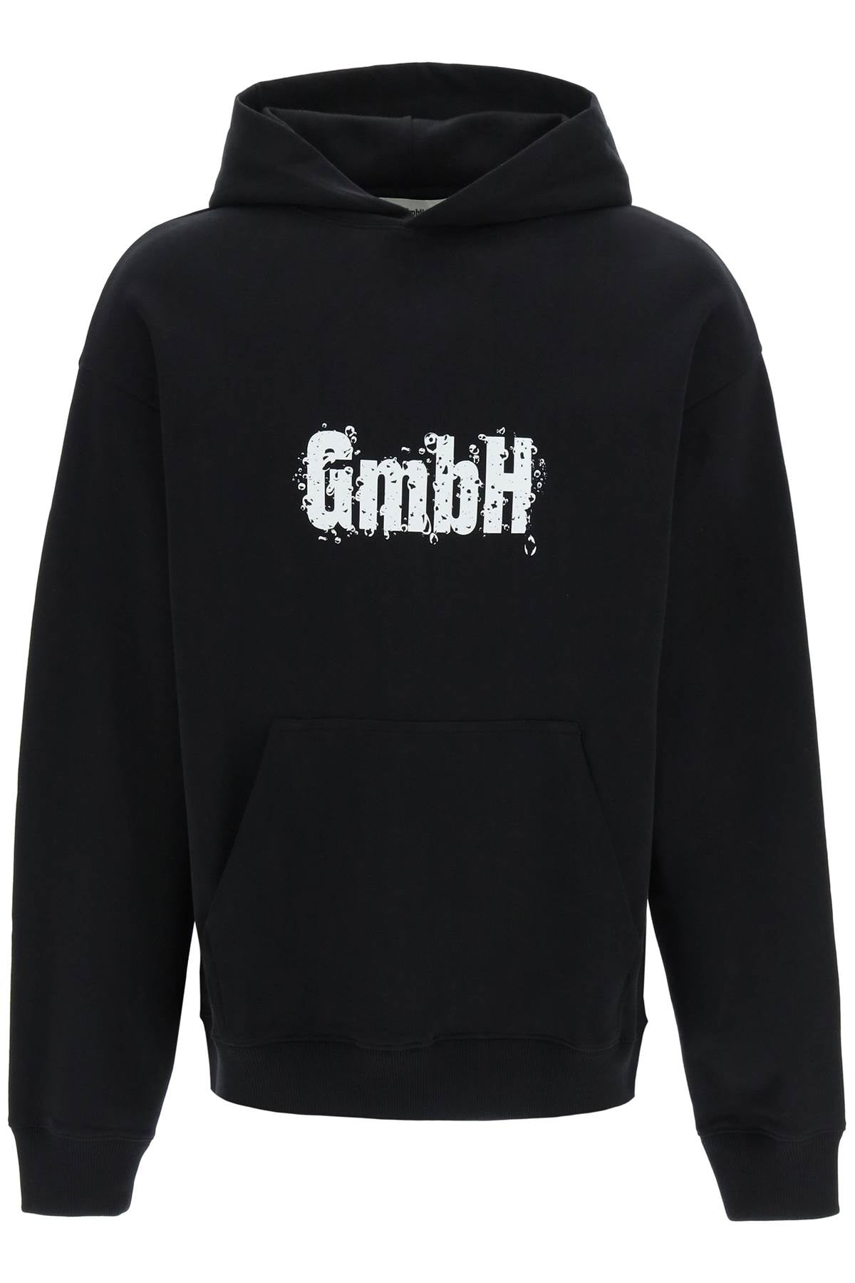 Gmbh Logo Print 'Ghazal' Hoodie   Black