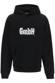 Gmbh Logo Print 'Ghazal' Hoodie   Black