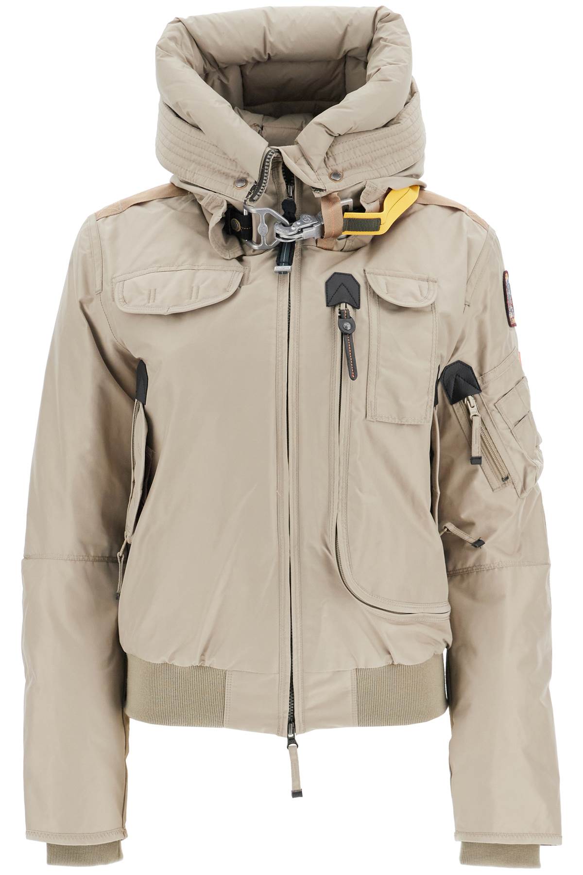 Parajumpers Gobi Bomber Jacket In Oxford Nylon   Beige