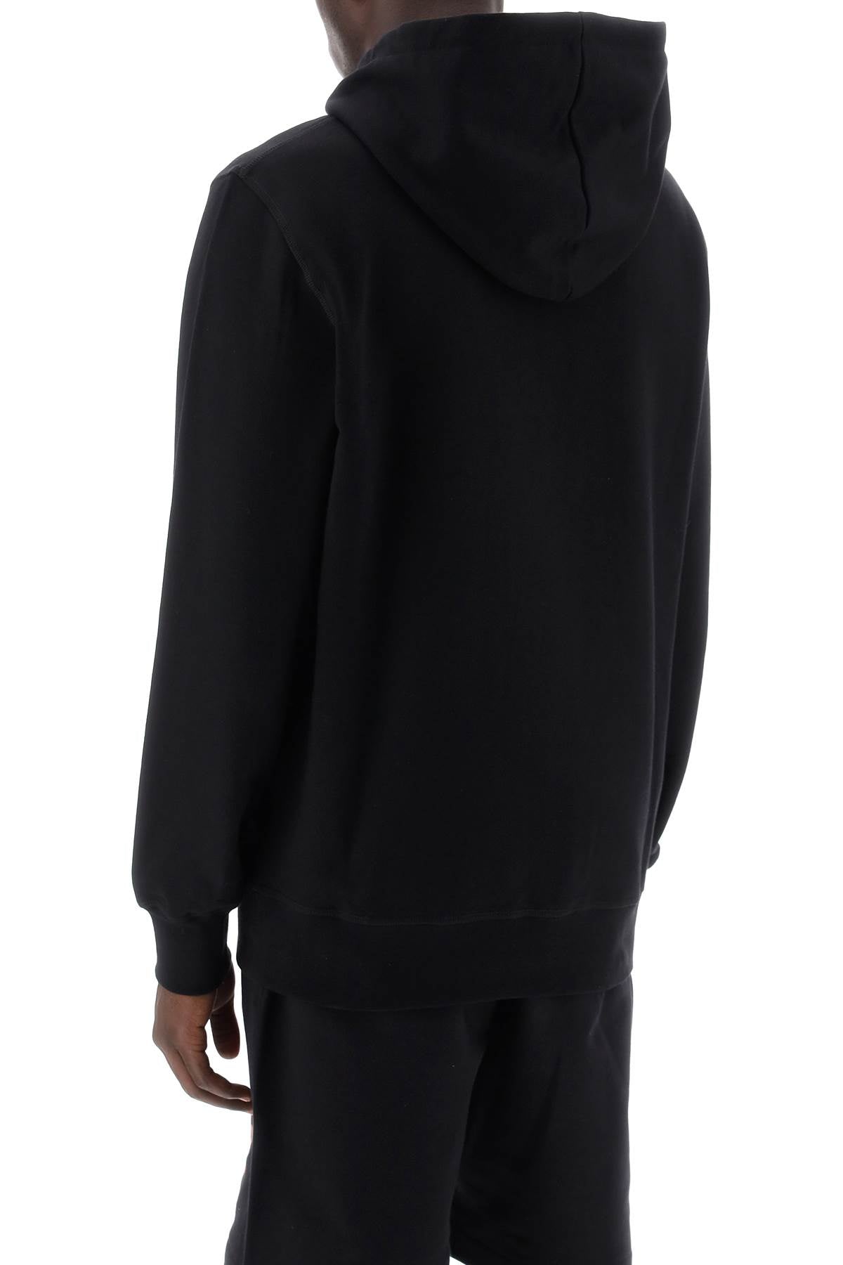 Alexander Mcqueen Graffiti Hoodie   Black