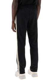 Palm Angels Contrast Band Joggers With Track In   Black