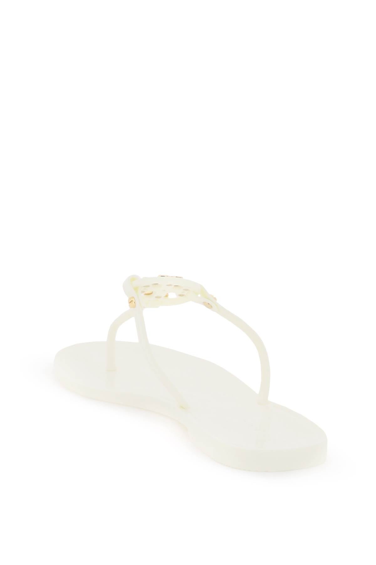 Tory Burch Mini Miller Rubber Thongs   White