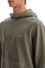 Woolrich Hooded Sweatshirt With Tie D   Khaki