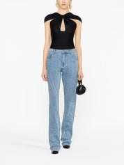 Mugler Jeans Clear Blue