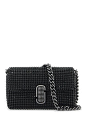 Marc Jacobs The Rhinestone J Marc Mini Shoulder Bag By   Black