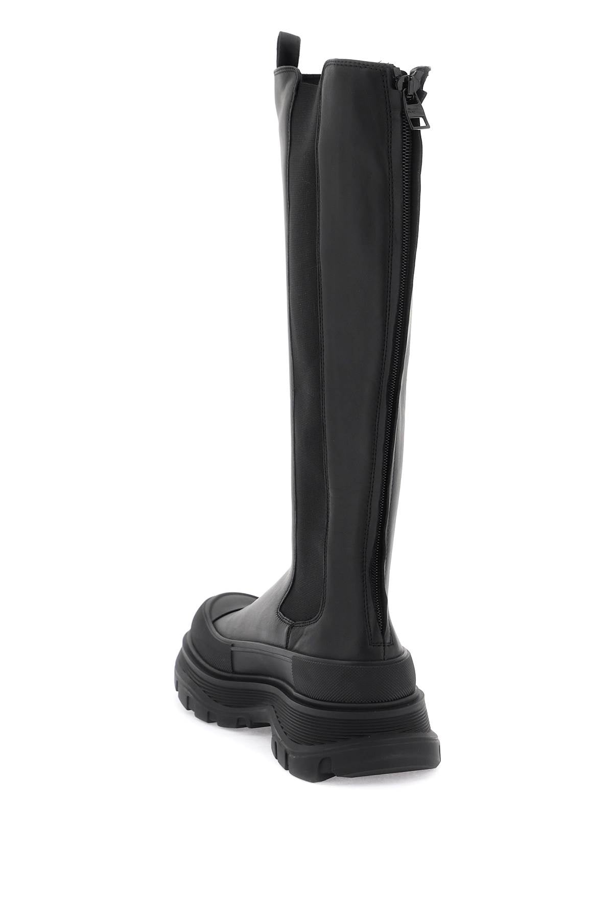 Alexander Mcqueen Tread Slick Boots   Black