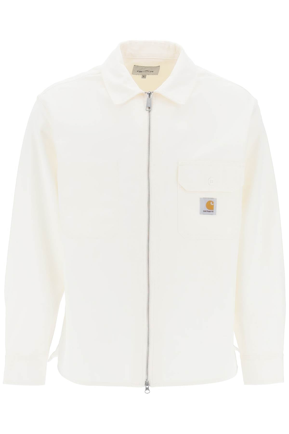 Carhartt Wip Replace With Double Quoterainer Overshirt   White