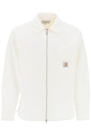 Carhartt Wip Replace With Double Quoterainer Overshirt   White