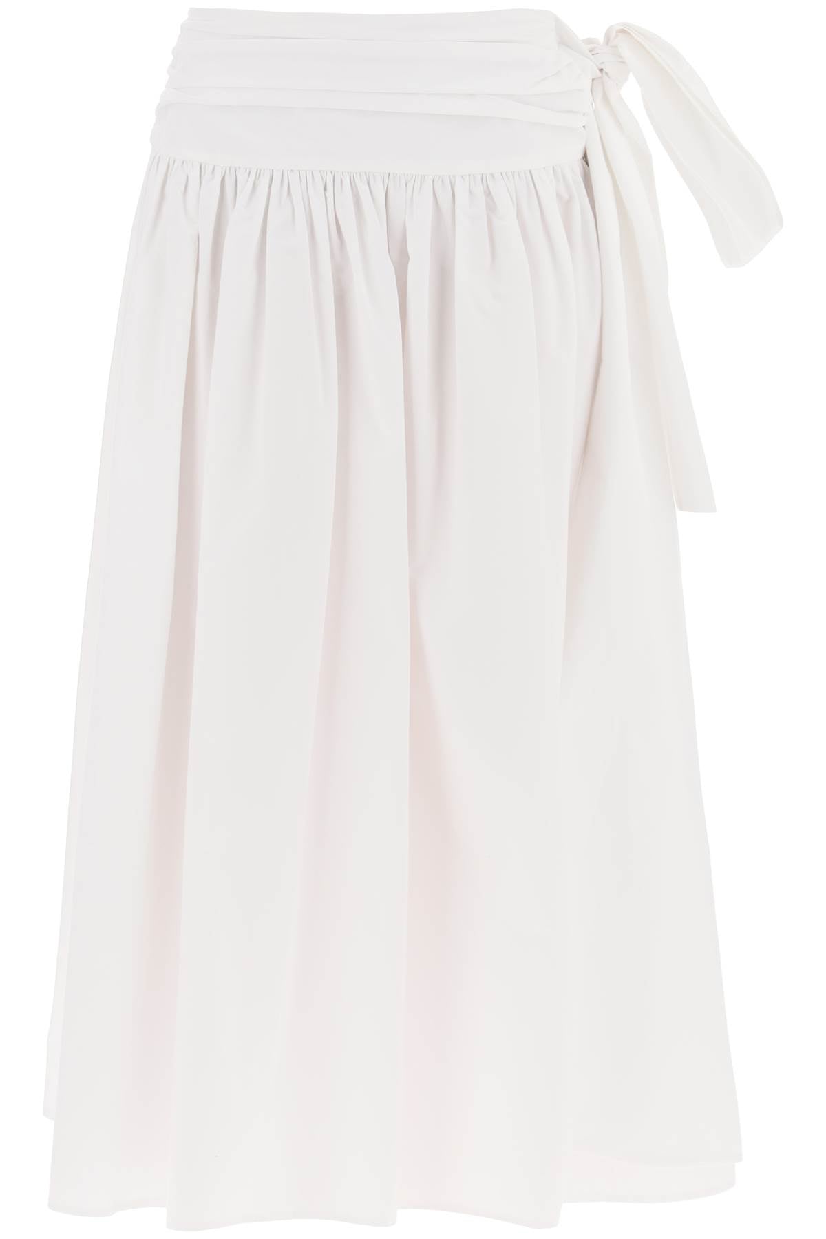 Magda Butrym Cotton Midi Skirt For Women   White