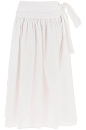 Magda Butrym Cotton Midi Skirt For Women   White