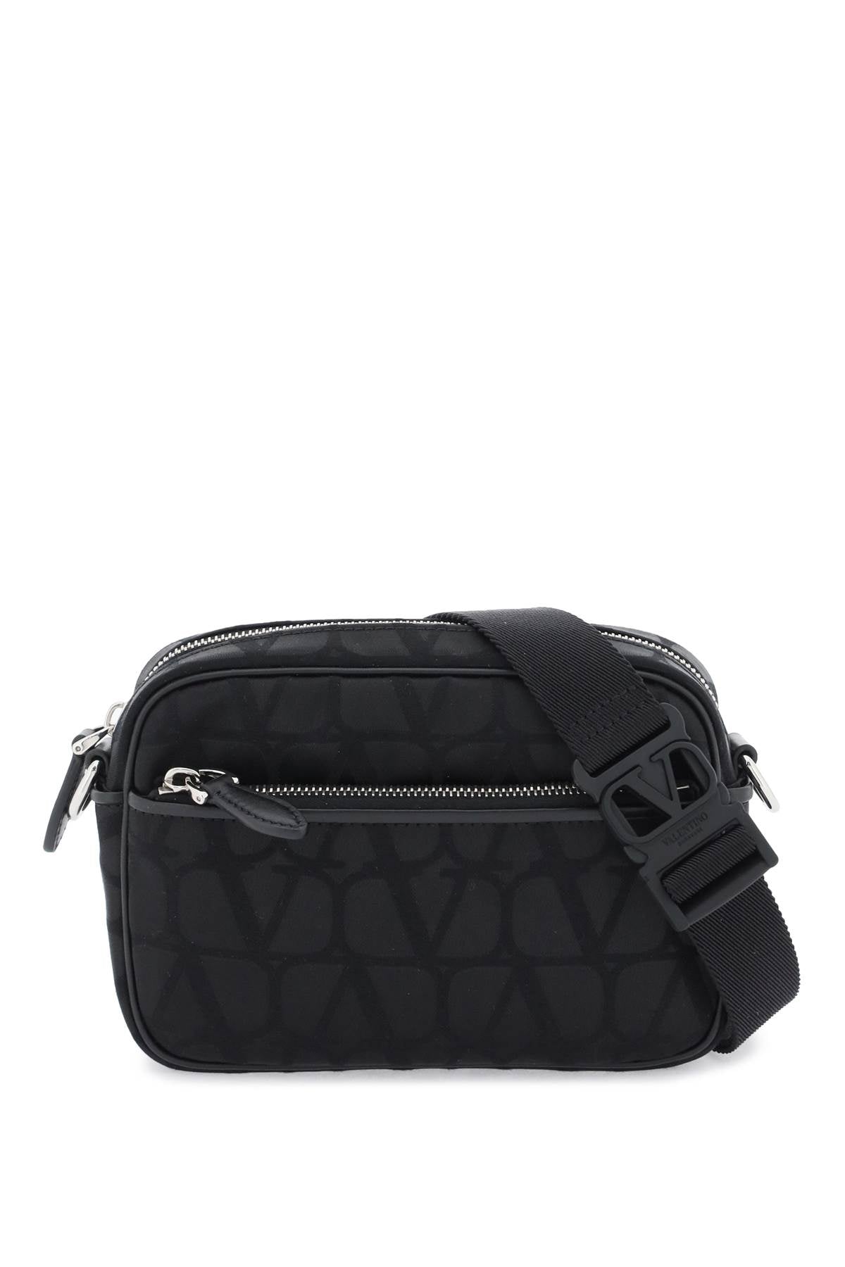 Valentino Garavani Black Iconographe Crossbody Bag