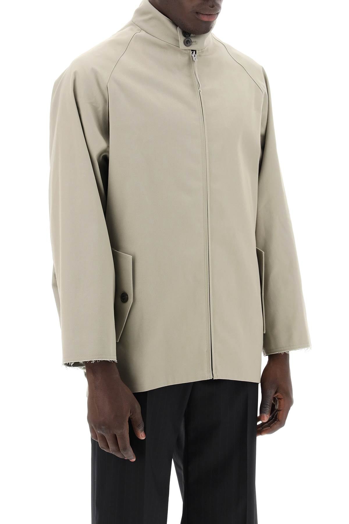 Maison Margiela "jacket With Curved Back   Khaki