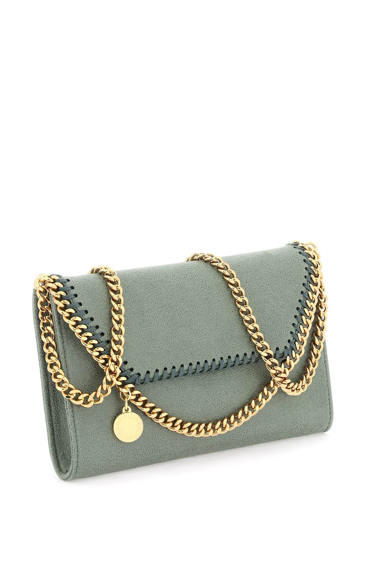 Stella Mc Cartney Shaggy Deer Mini Crossbody Bag   Green