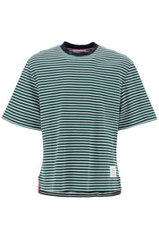 Thom Browne "striped Oversized Jersey T Shirtreplace With Double Quote   Green