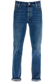 Brunello Cucinelli Traditional Fit Jeans   Blue