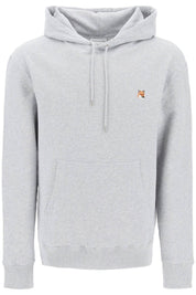 Maison Kitsune Fox Head Hooded Sweatshirt   Grey