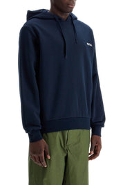 A.P.C. Hooded Sweatshirt With Flocked   Blue