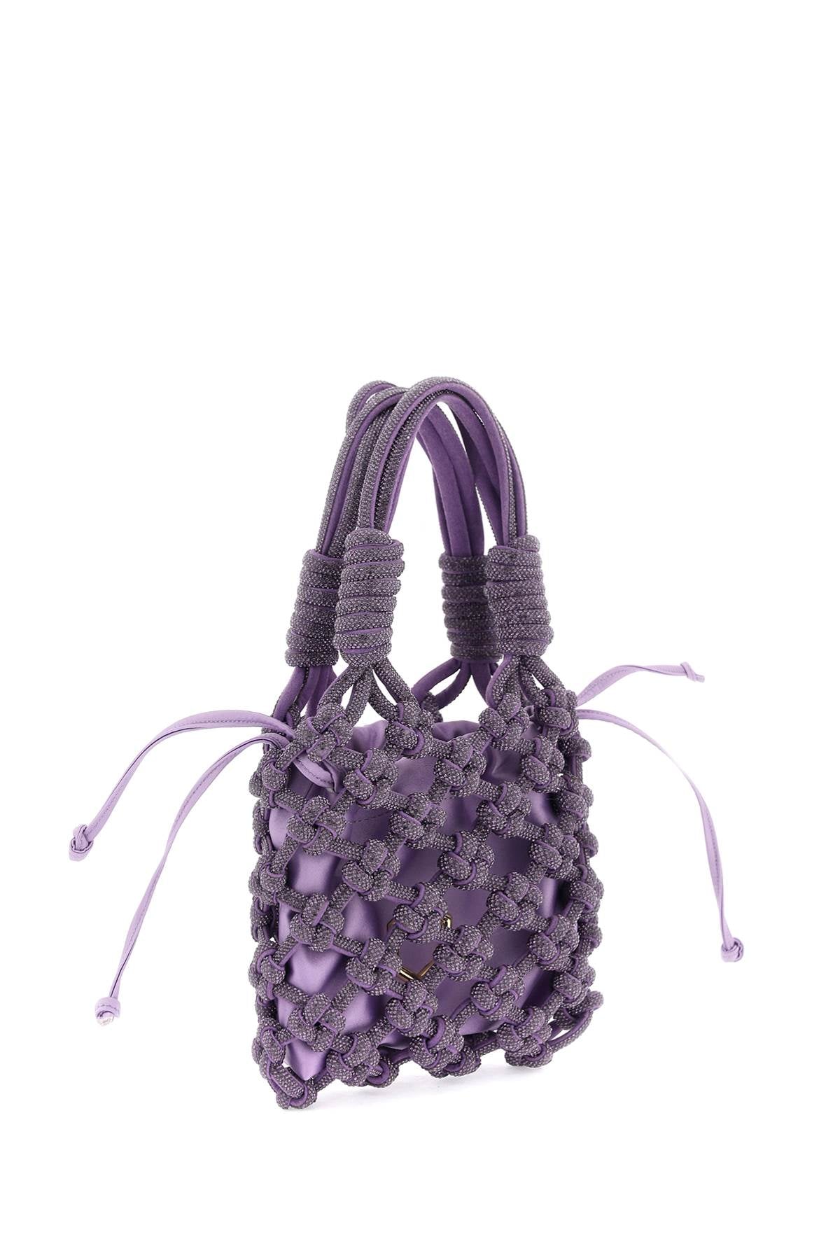 Hibourama Lola Handbag Purse Tote   Purple