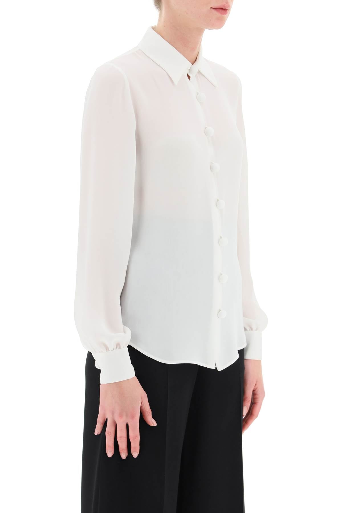 Moschino Silk Shirt   White