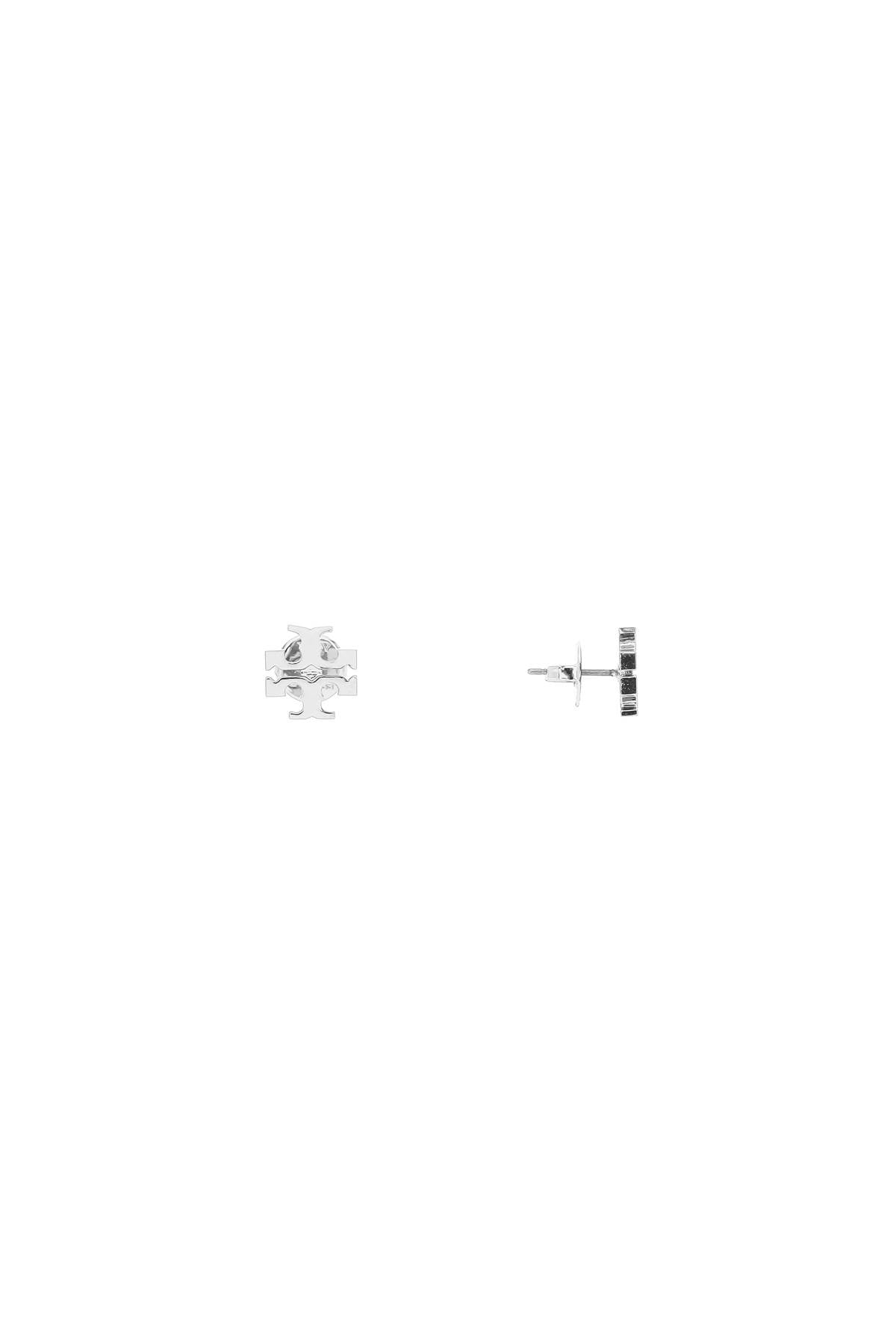 Tory Burch Kira Stud Earrings   Silver