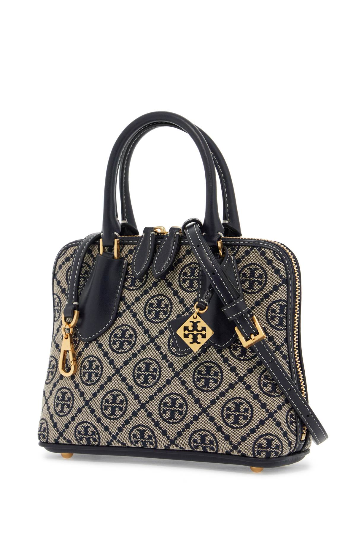 Tory Burch Mini Swing Bauletto Bag In   Neutral