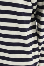 Closed Striped Organic Cotton T Shirt   White